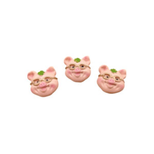 Schweineköpfchen mit Brille