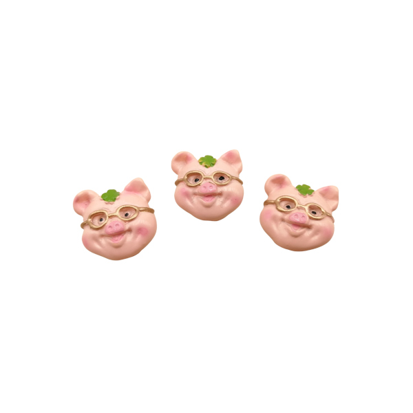 Schweineköpfchen mit Brille
