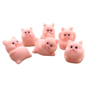 rosa Glücksschweinchen sort.