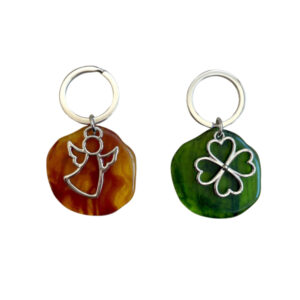 Schlüsselanhänger mit Glückssymbol sort.