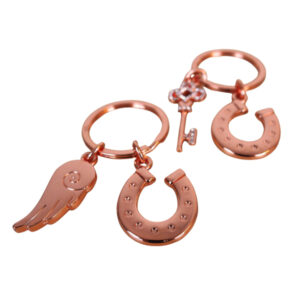 rosé Schlüsselanhänger Hufeisen sort.