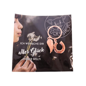 rosé Schlüsselanhänger Hufeisen sort. in Verp.