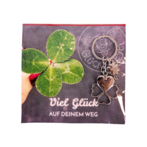 Kleeherzblatt Schlüsselanhänger in Verp.