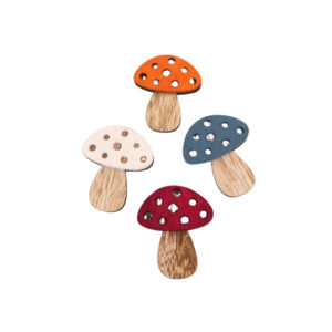 Holzfliegenpilz bunt sort.