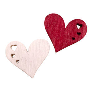 Holz Herz sort.
