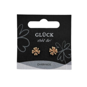 Ohrstecker gold sort. (auf Karte)