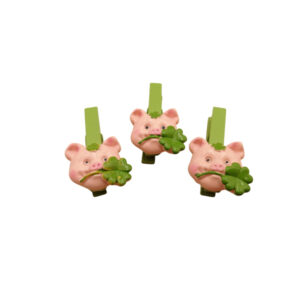 Kluppe mit Kleeschweinchen