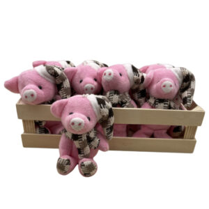 Schweinchen mit Haube .