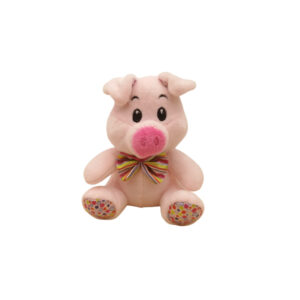 Schweinchen mit gestreifter Masche