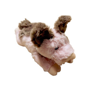 rosa Schweinchen mit braunen Flecken