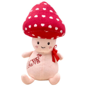 Plüschpilz mit Herz-Bäckchen