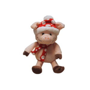 Schwein mit Fliegenpilz-Haube