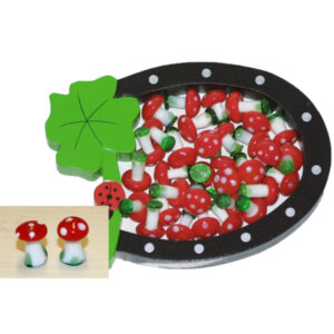 Box mit Glasfliegenpilze (82109)