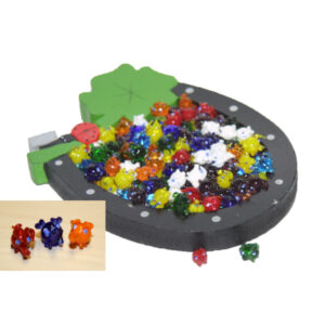 Box mit Glasschweinchen mini sort. (82177)