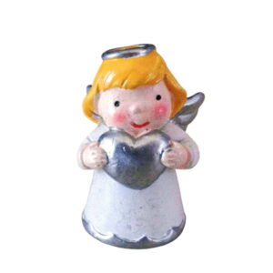 blonder Engel mit Silberherz