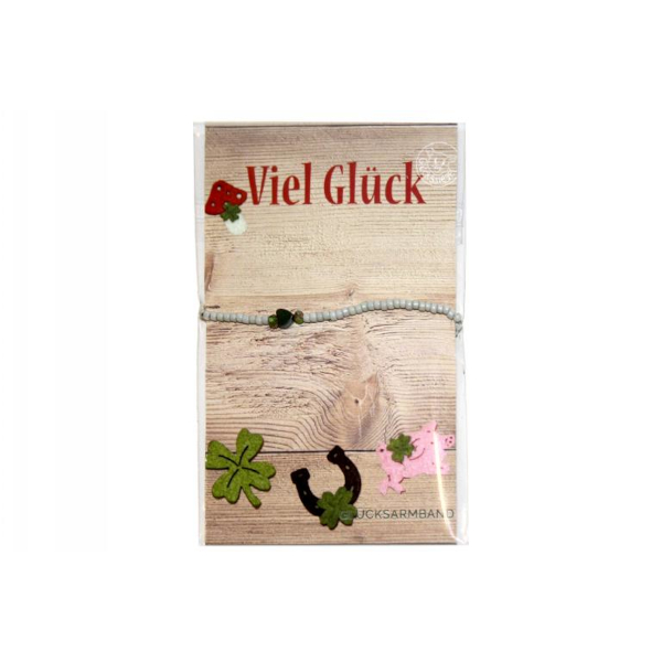"Glücksbringer" Perlenarmband Display