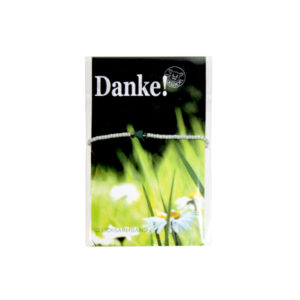 "Danke" Perlenarmband Display