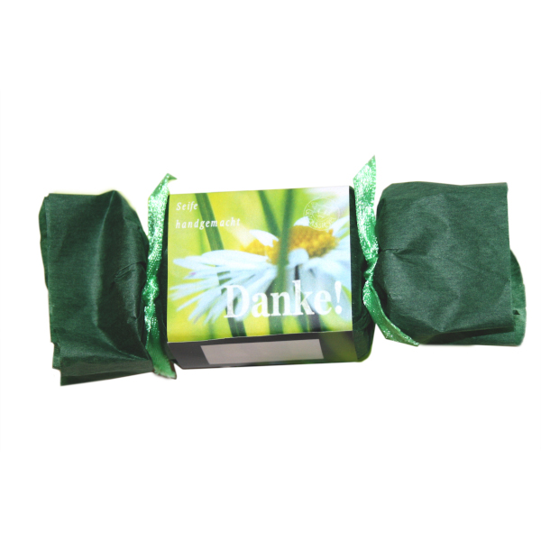 Seife "Danke" handgemacht Display