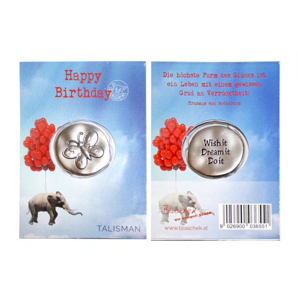 Talisman "Geburtstag" Display