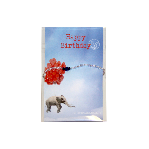 "Geburtstag" Perlenarmband Display