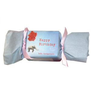 Seife "Geburtstag" handgemacht Display