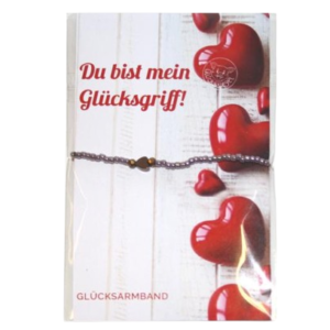 "Liebe" Perlenarmband Display
